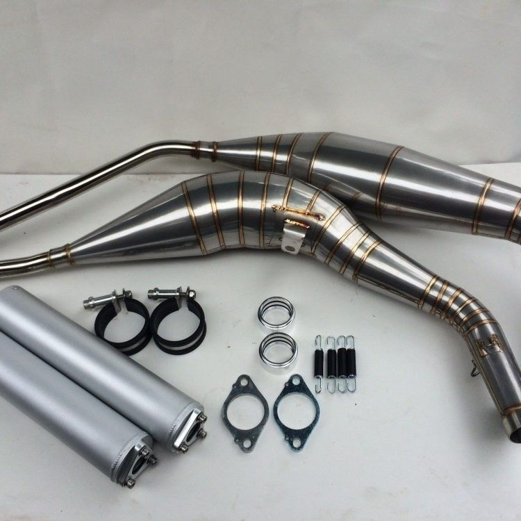 ** special promotion** Exhaust set Side by side with aluminium silencers, SUZUKI RGV250