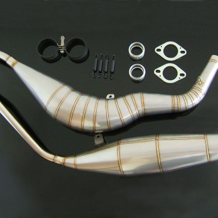 Set exhausts GP style stainless steel, Aprilia RS250