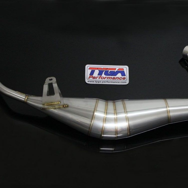 Exhaust set stainless steel, Cagiva Mito125