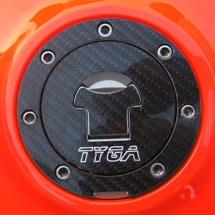 Carbon tank filler cap cover Honda, CBR600 en CBR1000