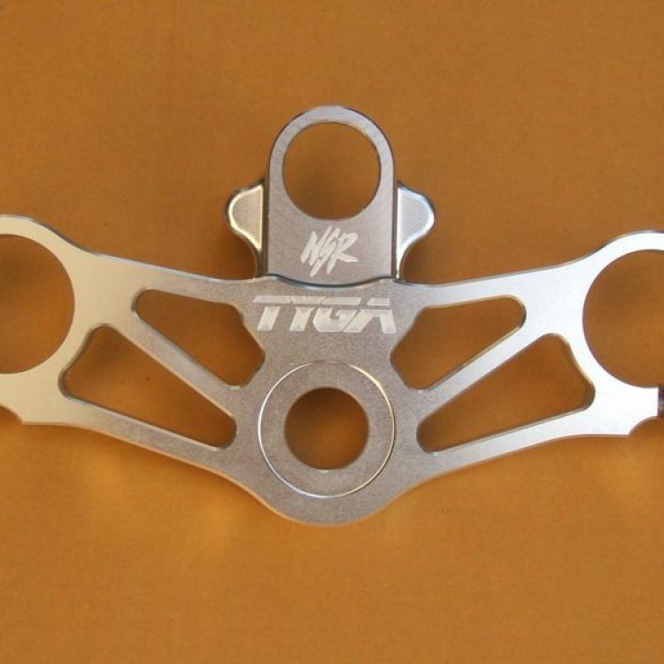 Top Triple clamp  CNC silver kit, Honda NSR250 MC18/MC21/MC28