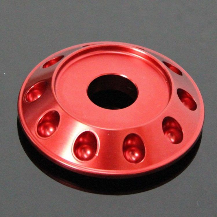 Pro arm wheel spacer red, Honda MC28 NC30 NC35