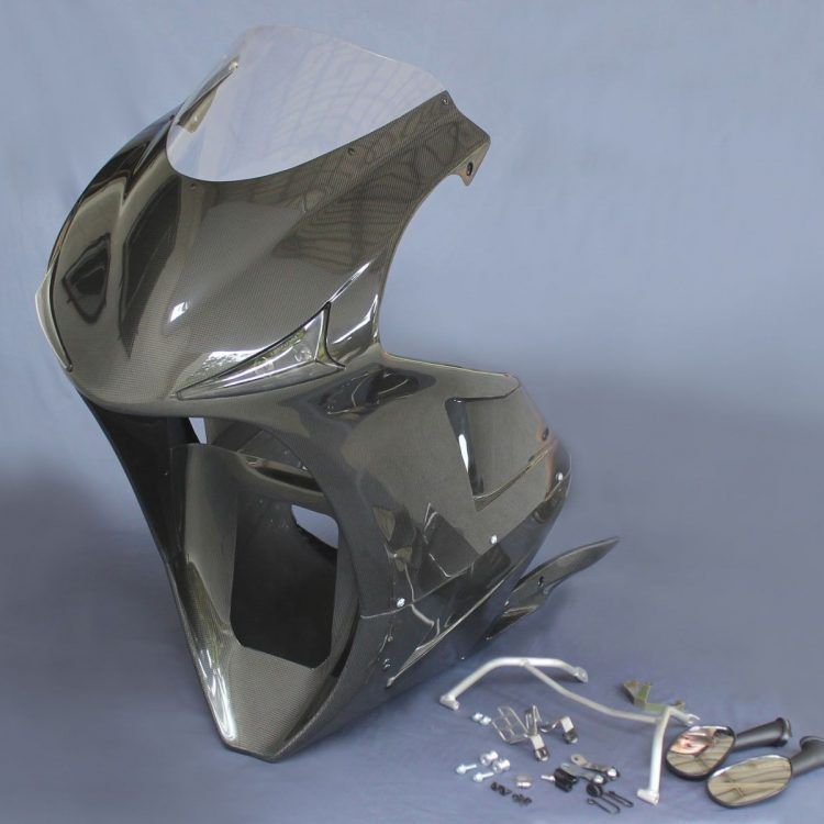 Carbon fairing set street , Honda VFR400 NC30