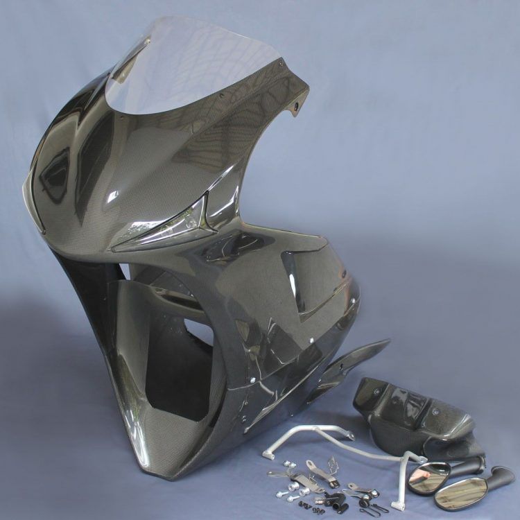 Carbon Fairing set street, Honda RVF400 NC35
