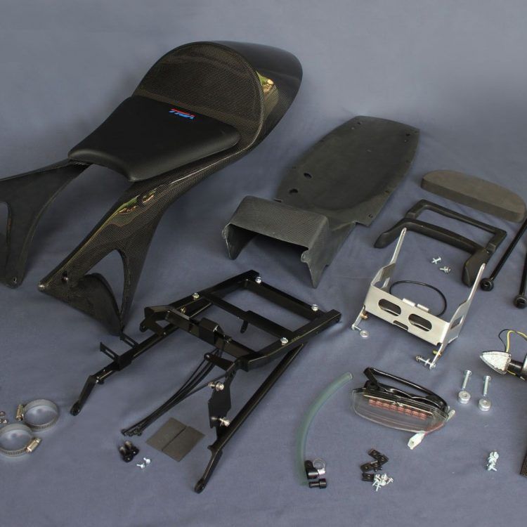Carbon Seat set street GP-T, Honda RVF400 NC35