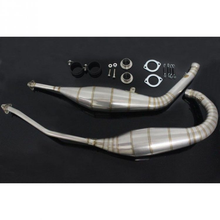 Set exhaust Gp style stainless steel, Honda NSR250 MC28
