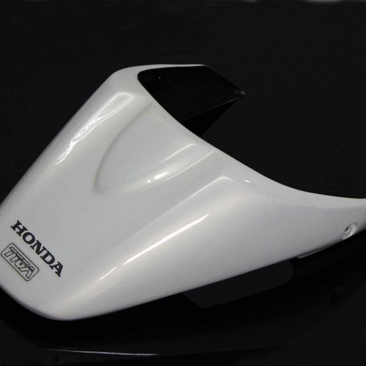 Passenger seat cover white, Honda MSX125 GROM
