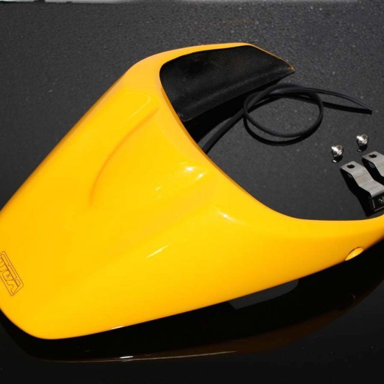 Passenger seat cover yellow, Honda MSX125 GROM