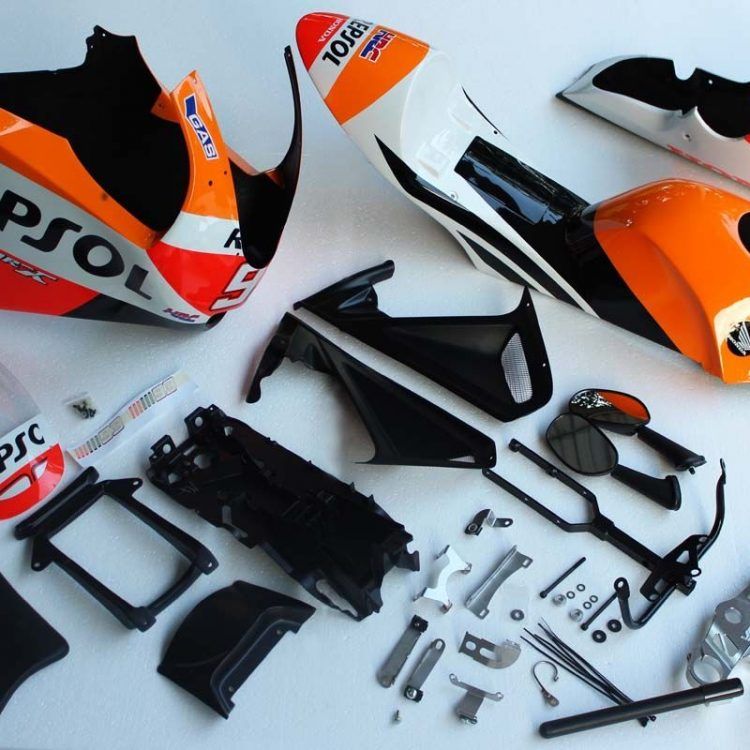 Bodykit complete MiniRacerXtreme " REPSOL", Honda MSX125 GROM