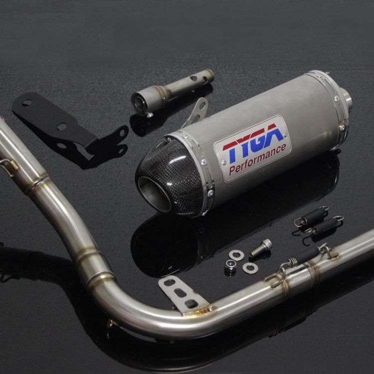 Set full race system"high level" with stainless silencer with carbon cap, Honda MSX125SF  GROM