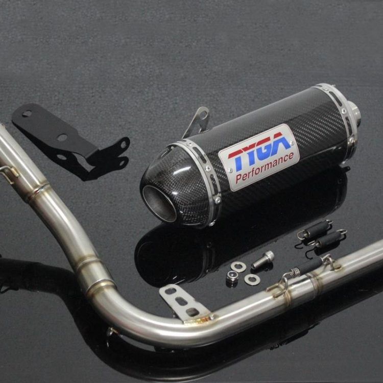 Set full race system"high level" with carbon silencer with carbon cap, Honda MSX125SF  GROM