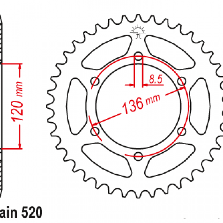 CORONA RD350 YPVS (83-95)