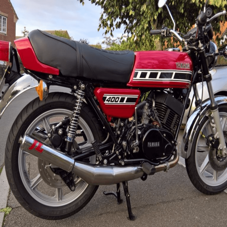 CONJUNTO DE ESCAPE JIM LOMAS RETRO RD250/350/400 DE AIRE