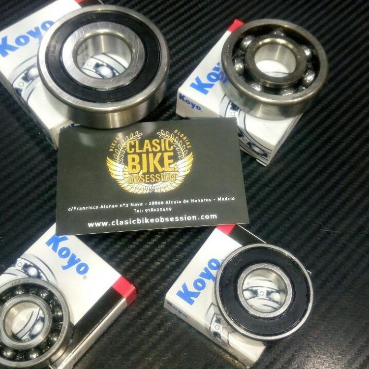 KIT RODAMIENTOS (4 UNI) CAJA CAMBIOS RGV250 / RS250