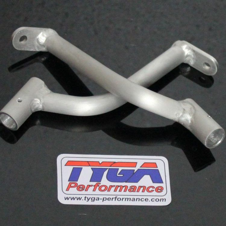 Upper fairing stays (pair), Honda RS250 NF5