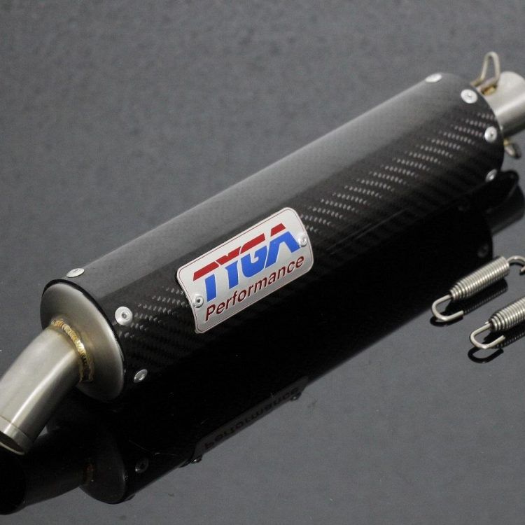 Silencer GP-T, Carbon, Two Stroke, Spring Mounted