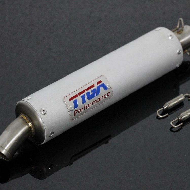 Silencer GP-T, Aluminium, Two Stroke, Spring Mounted