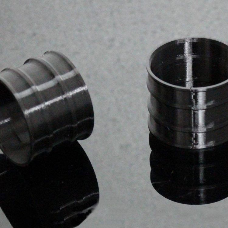 Set tube, ram air connectors, Honda RS250 NX5