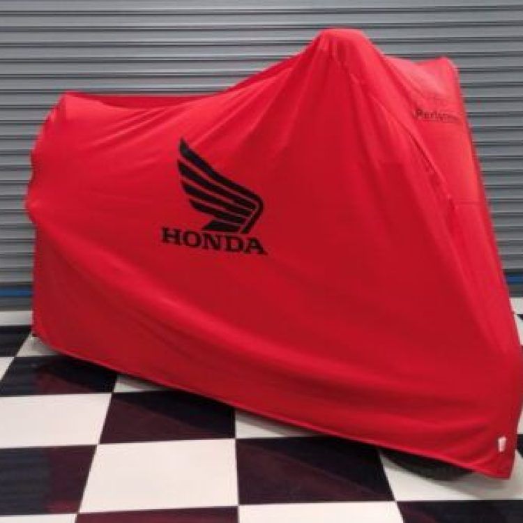 FUNDA MOTO TYGA HONDA ROJO ALA NEGRO