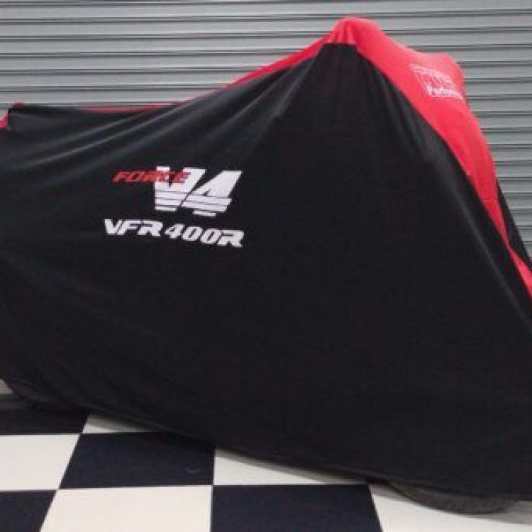 FUNDA MOTO TYGA HONDA V4 NEGRO/ROJO VFR400R