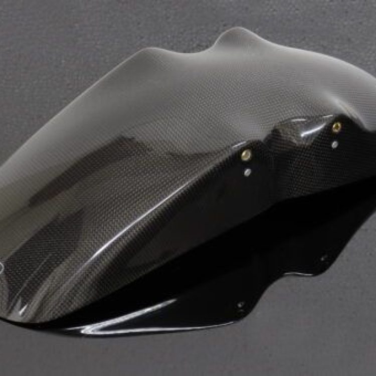 Guardabarros delantero de carbono “tipo stock”, Honda VFR750 RC30
