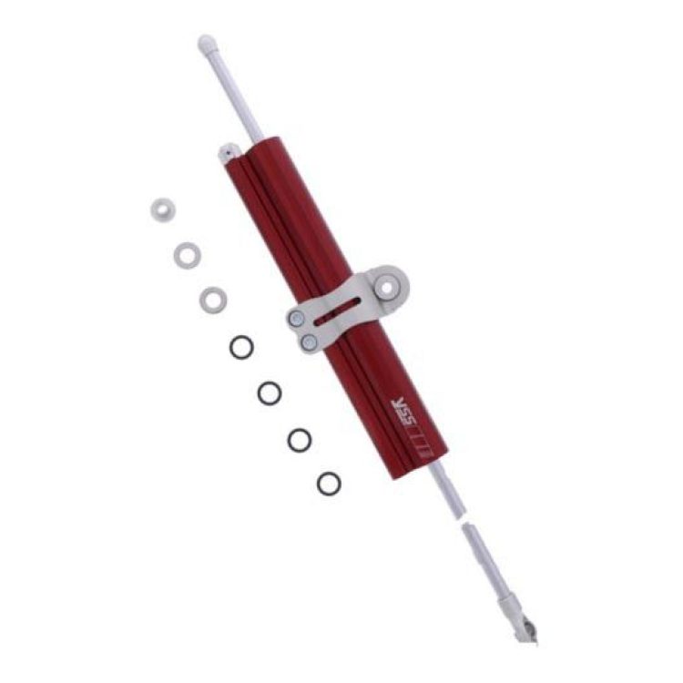 Amortiguador de dirección YSS 150 mm rojo